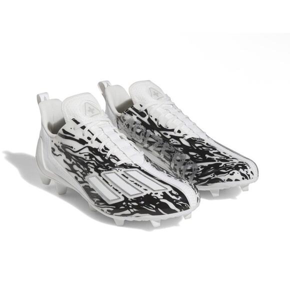 adidas Other - Adidas Adizero 12.0 Poison Football Cleats Men's Sizes Black White Sz 16